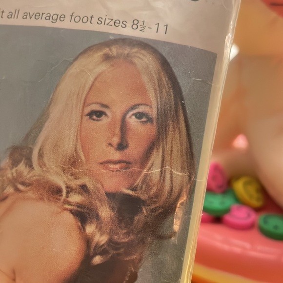 Vintage Pretty Polly Pantihose/Pantyhose Charcoal One Size 1960s/70s 🕺🏼 - Picture 5 of 8